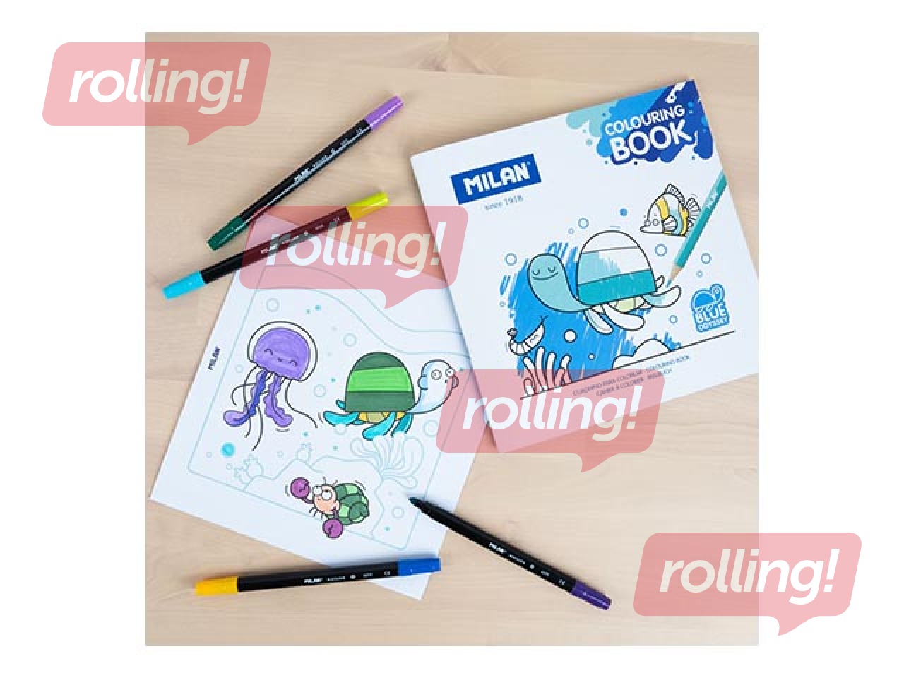 Colouring book Milan Blue Odyssey