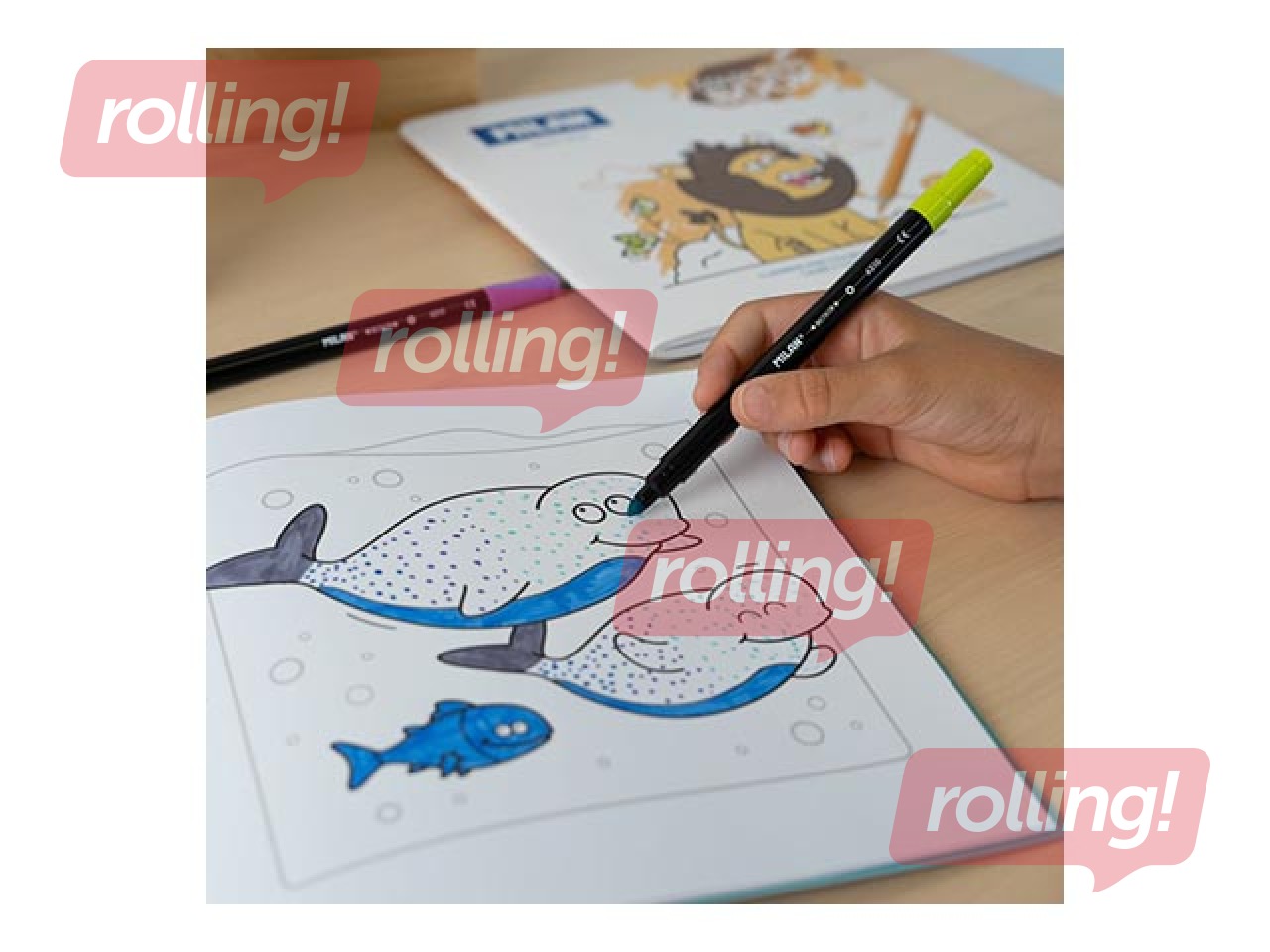 Colouring book Milan Blue Odyssey