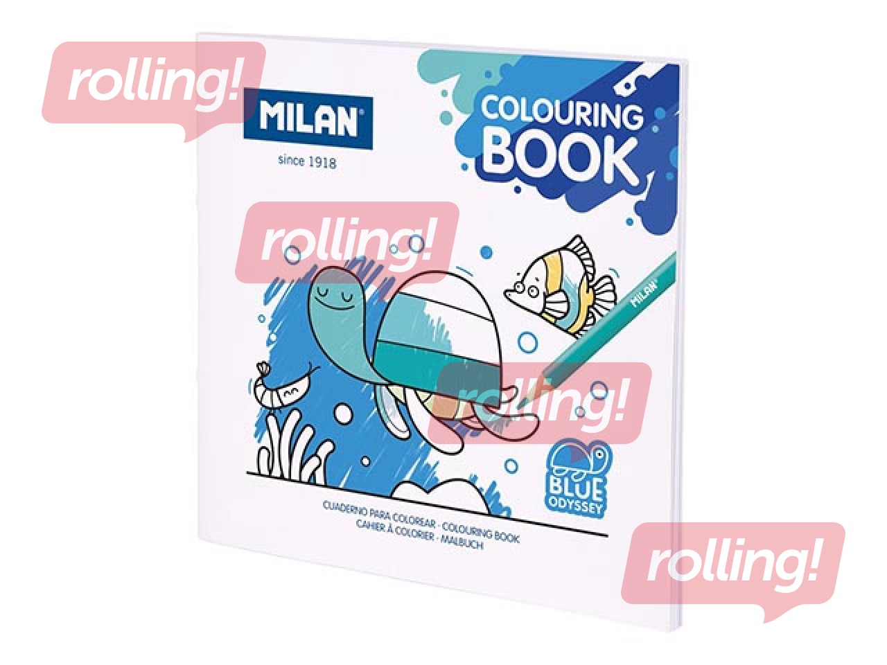 Värvimisraamat Milan Blue Odyssey
