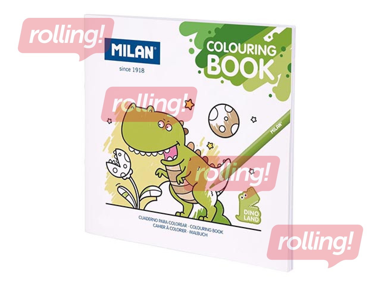 Krāsojamā grāmata Milan Dino Land