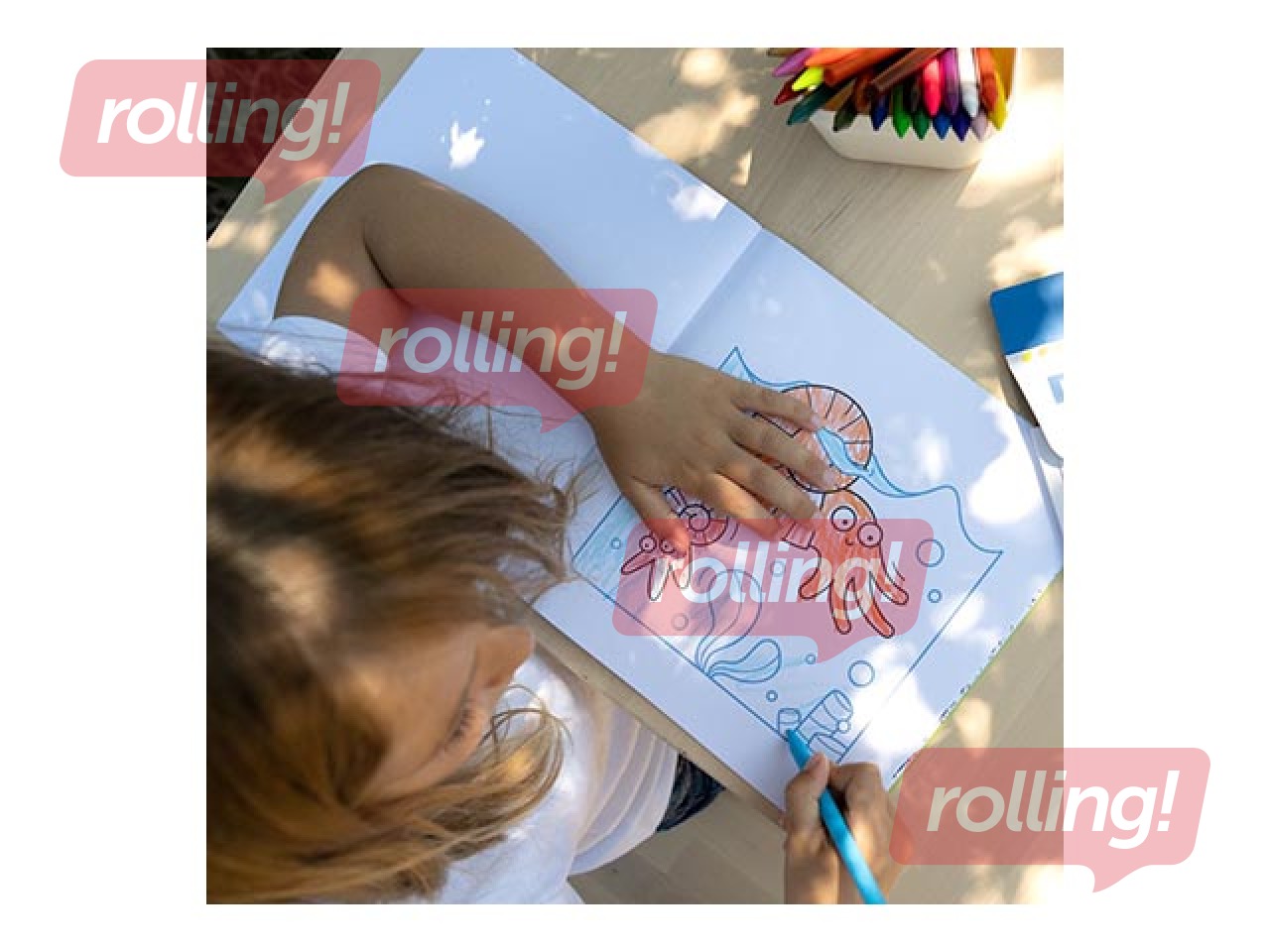 Раскраска grāmata Milan Dino Land