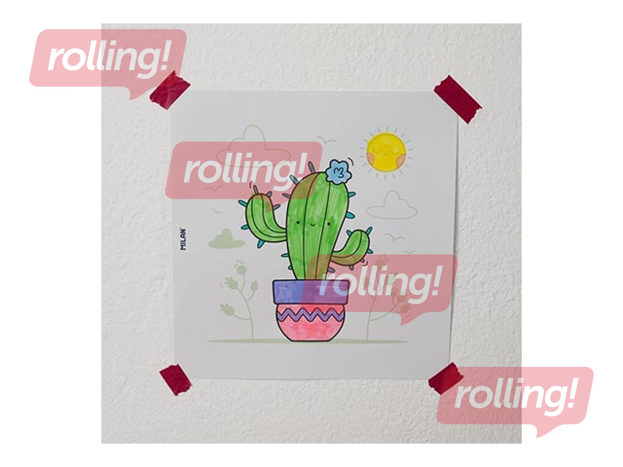 Colouring book Milan Green Grow