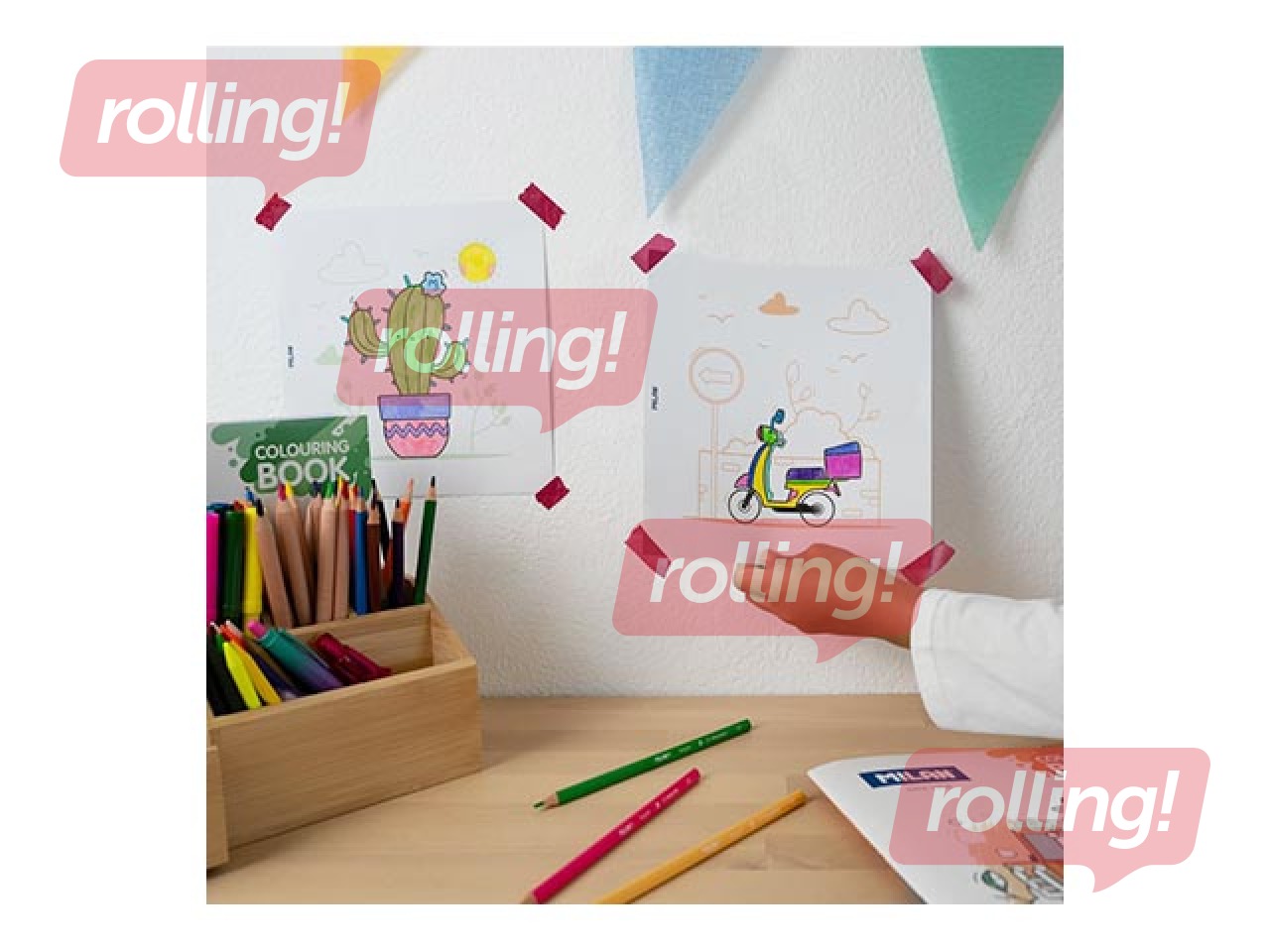 Krāsojamā grāmata Milan Lets go trip