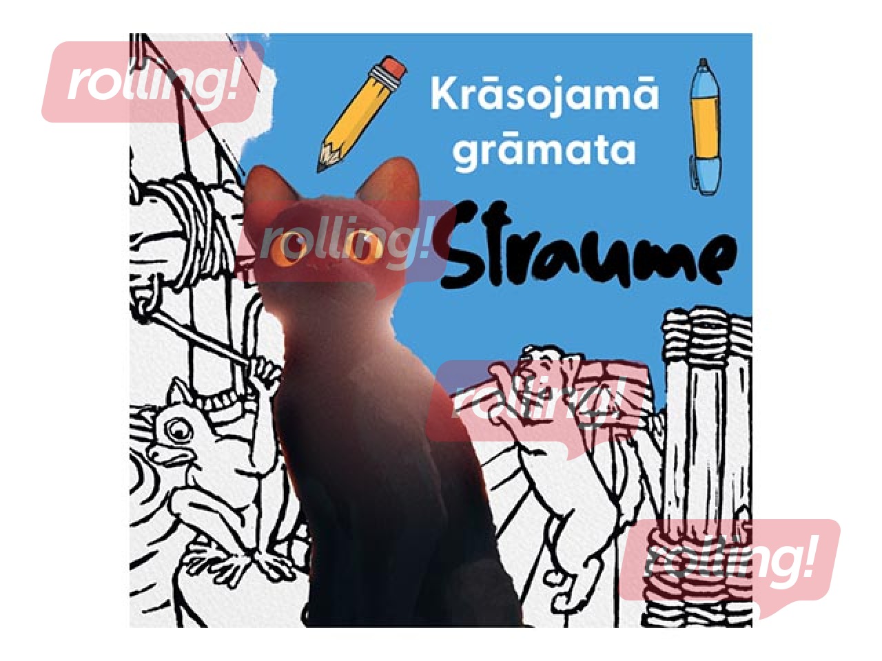 Coloring book Straume, 32 pages