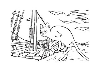 Coloring book Straume, 32 pages