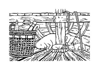 Coloring book Straume, 32 pages