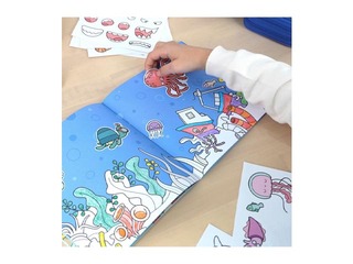 Colouring book with stickers Milan, Blue Odissey