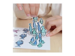 Colouring book with stickers Milan, Blue Odissey