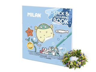 Colouring book with stickers Milan, Blue Odissey +Midsummer gift!