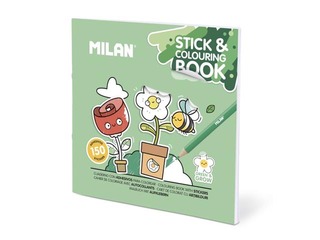 Раскраска с наклейками Milan, Green & Grow