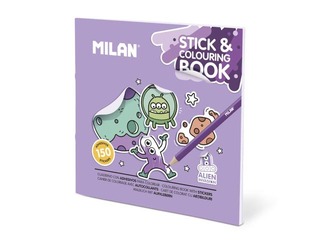 Раскраска с наклейками Milan, Alien Invasion