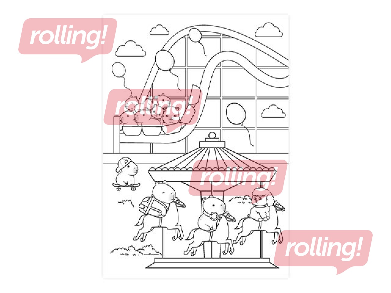 Colouring book Happy Color, Kapi Fun 