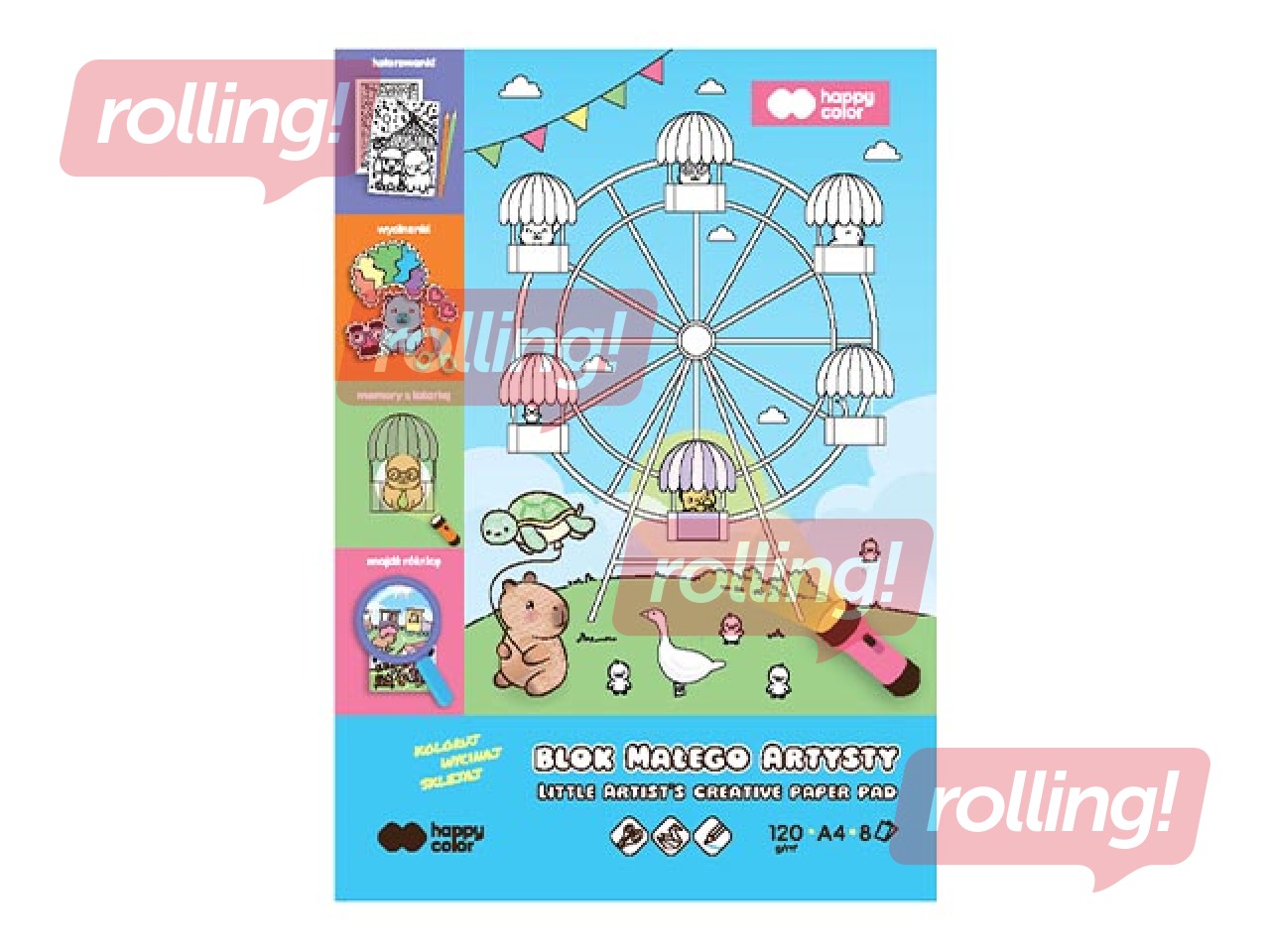 Värvimisraamat Happy Color, Kapi Fun 