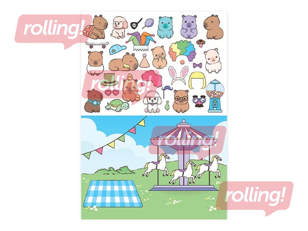 Värvimisraamat Happy Color, Kapi Fun 