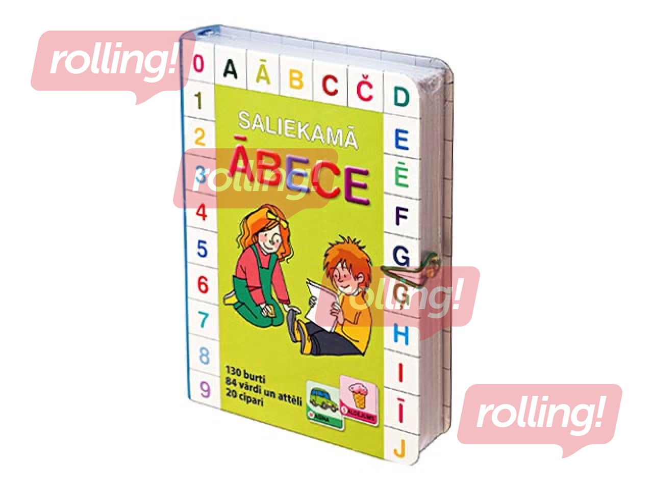 Folding alphabet Zvaigzne ABC, magnetic