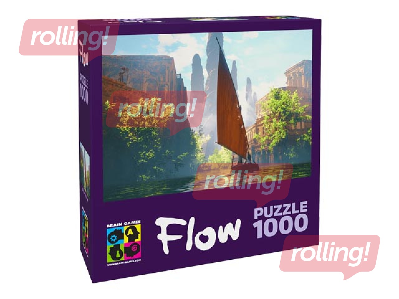 Пазл Flow, лодка, 1000 шт.
