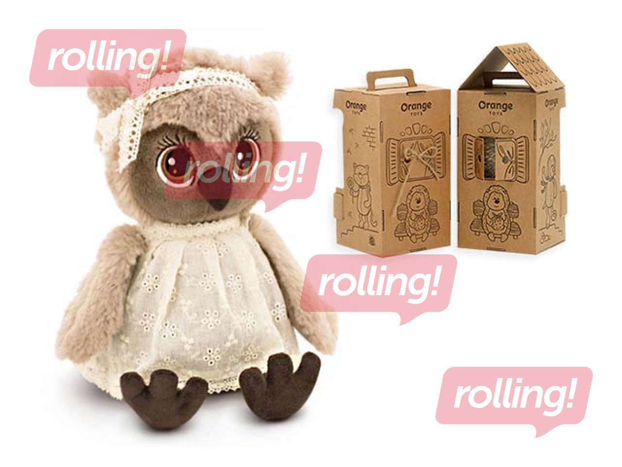 Сова Соня,  25 см