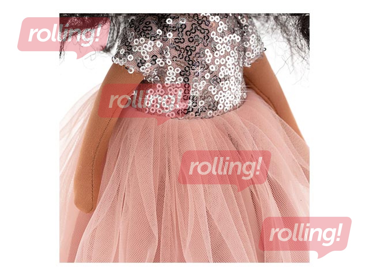 Sweet Sisters doll Tina in a pink dress with sequins, 32 cm