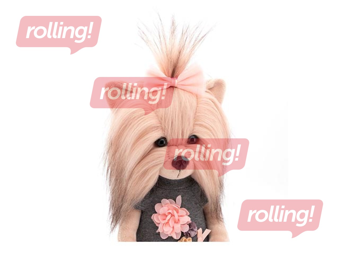 Dog Lucky Yoyo, Tea Rose, 25 cm