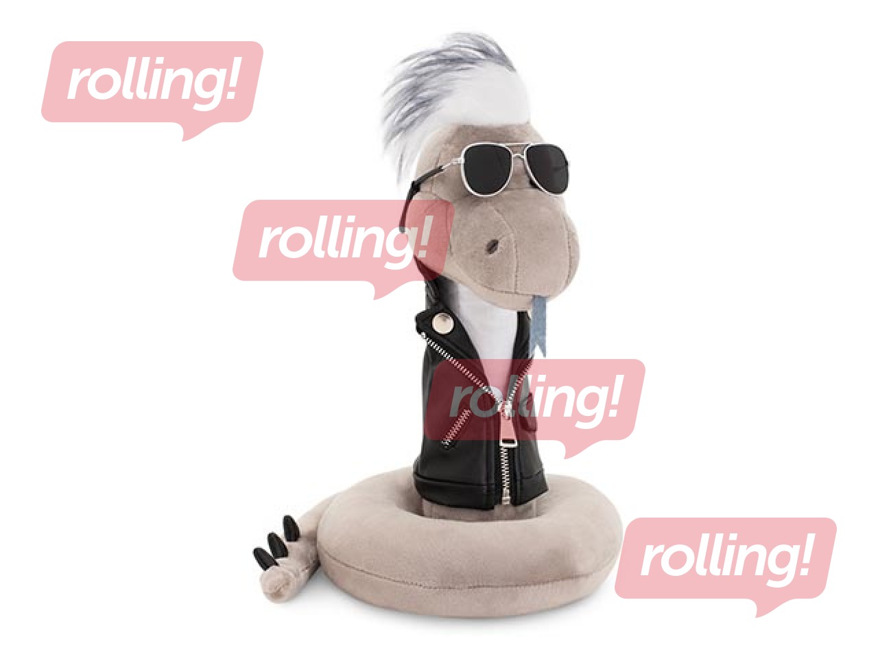 Мягкая игрушка Orange Toys, змея Димон, 25см