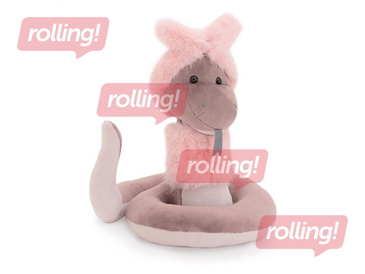 Soft Toy Orange Toys, Elizabeth the Snake, 20cm