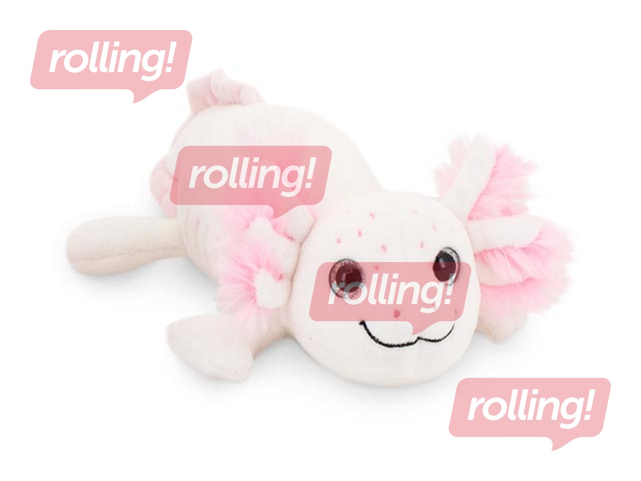 Soft Toy Orange Toys, White Axolot, 20cm