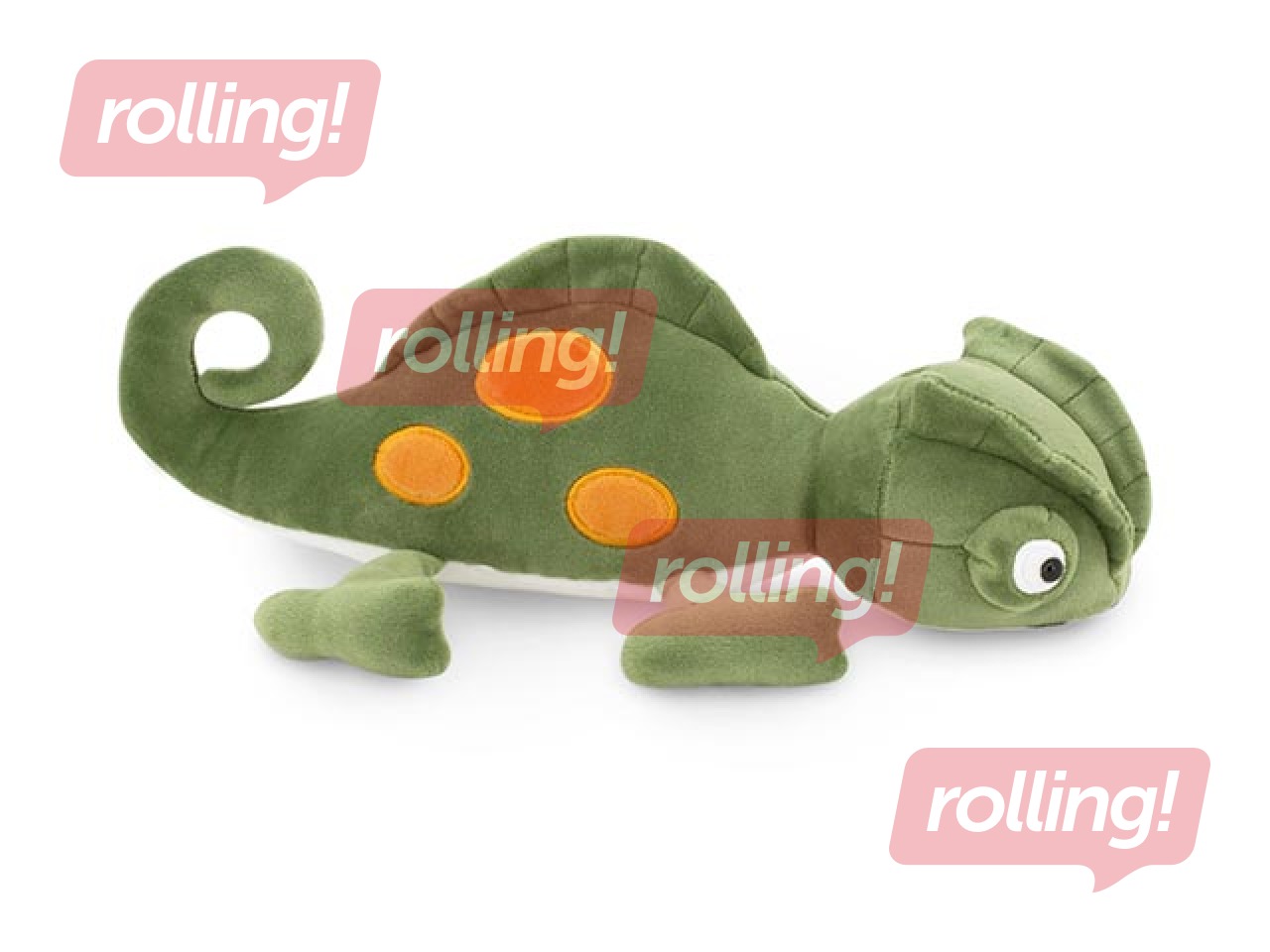 Mīkstā rotaļļieta Orange Toys, zaļais Hameleons, 30cm
