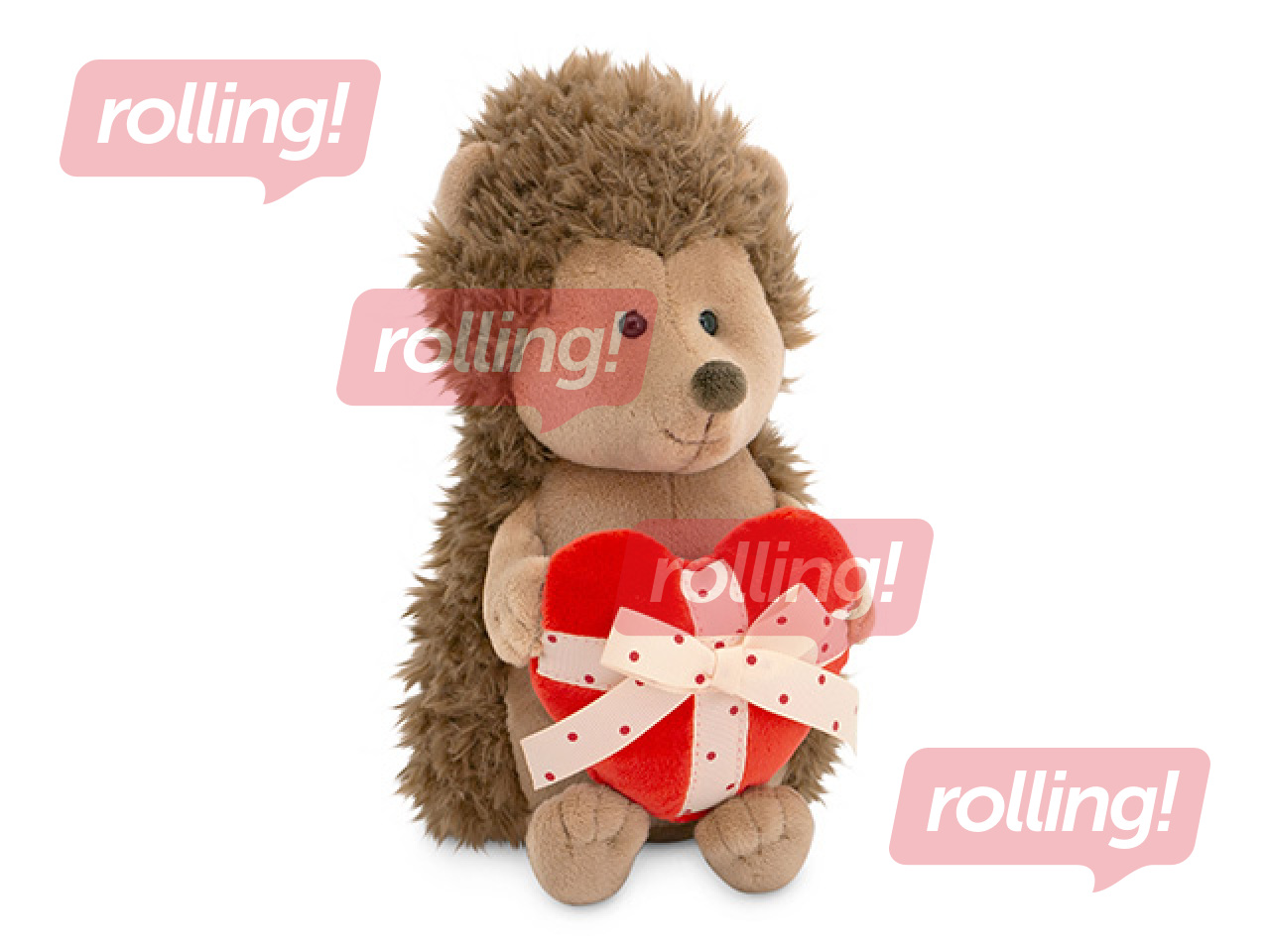 Pehme mänguasi Prickle the Hedgehog südamega, 25cm