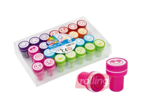 Штампы Fiorello, смайлики, 26 шт.