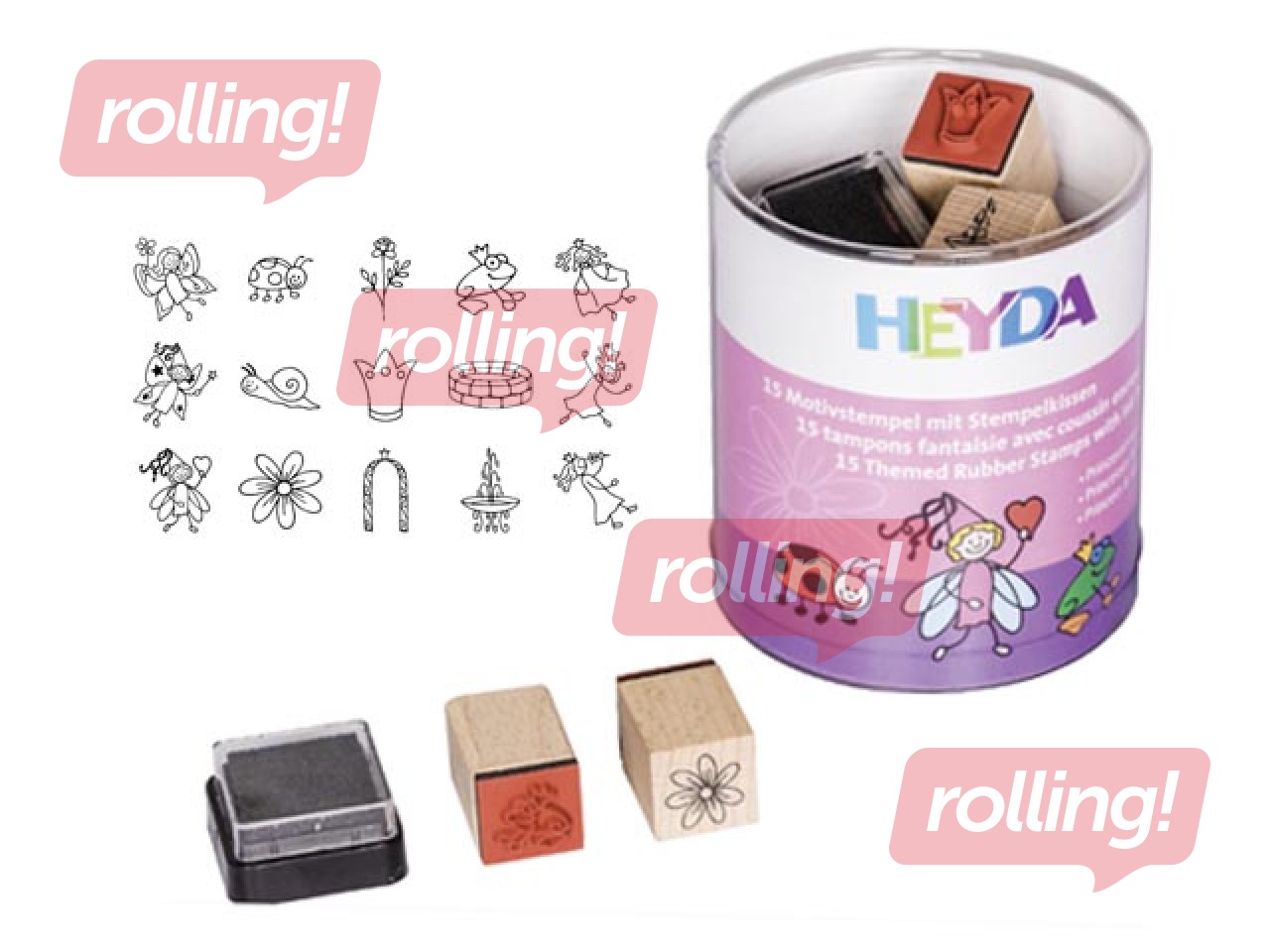 Набор декоративных марок, Принцессы и феи