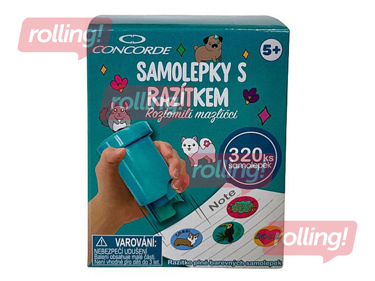 Decorative stamp - sticker set, Friends