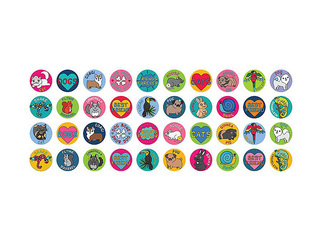 Dekoratīvā zīmoga - uzlīmju komplekts, Friends