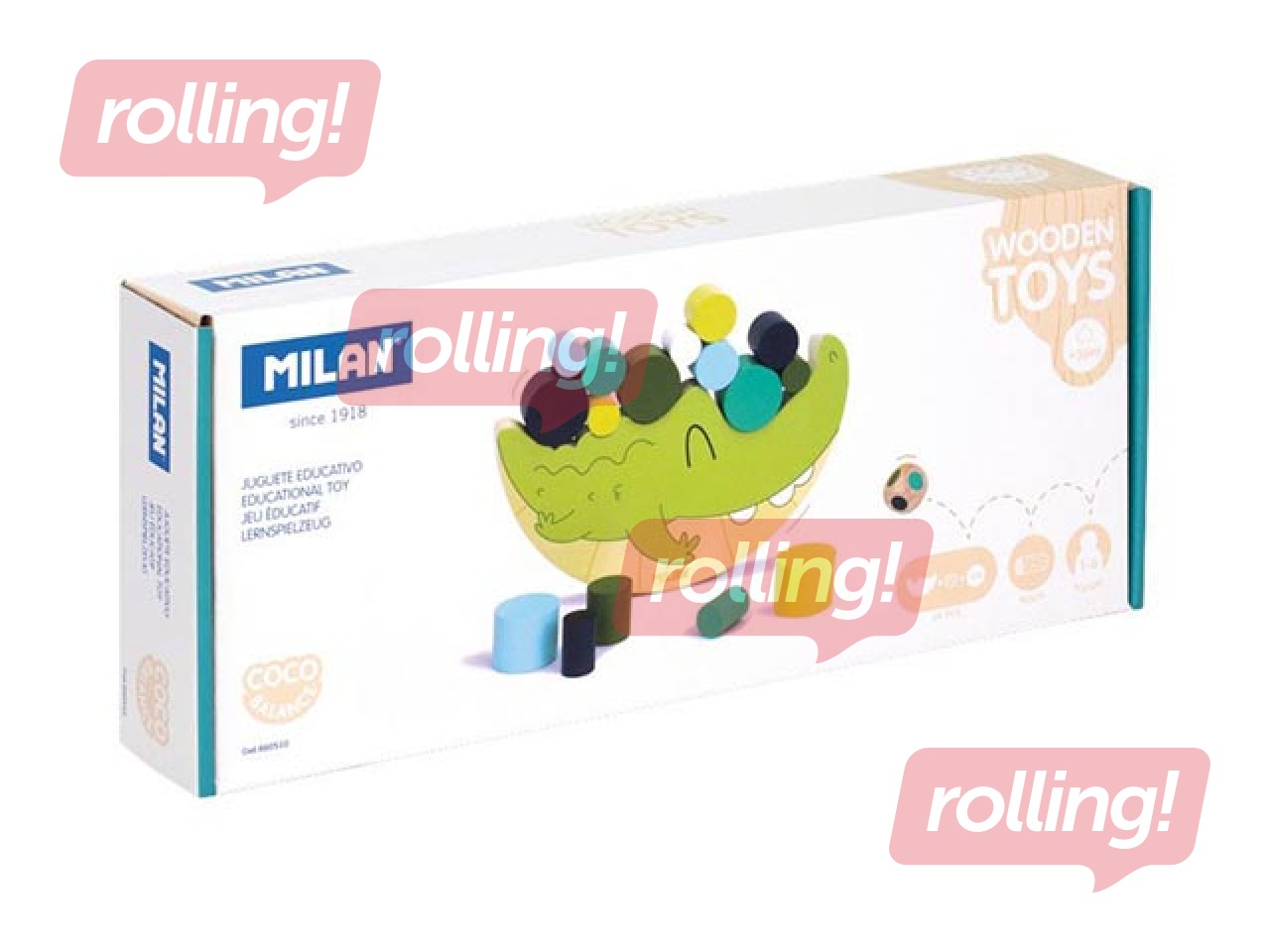 Milani puidust arendav mänguasi – Coco Balance