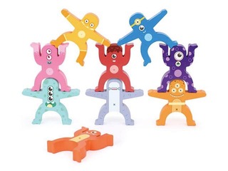 Milani puidust arendav mänguasi – Loomade torn