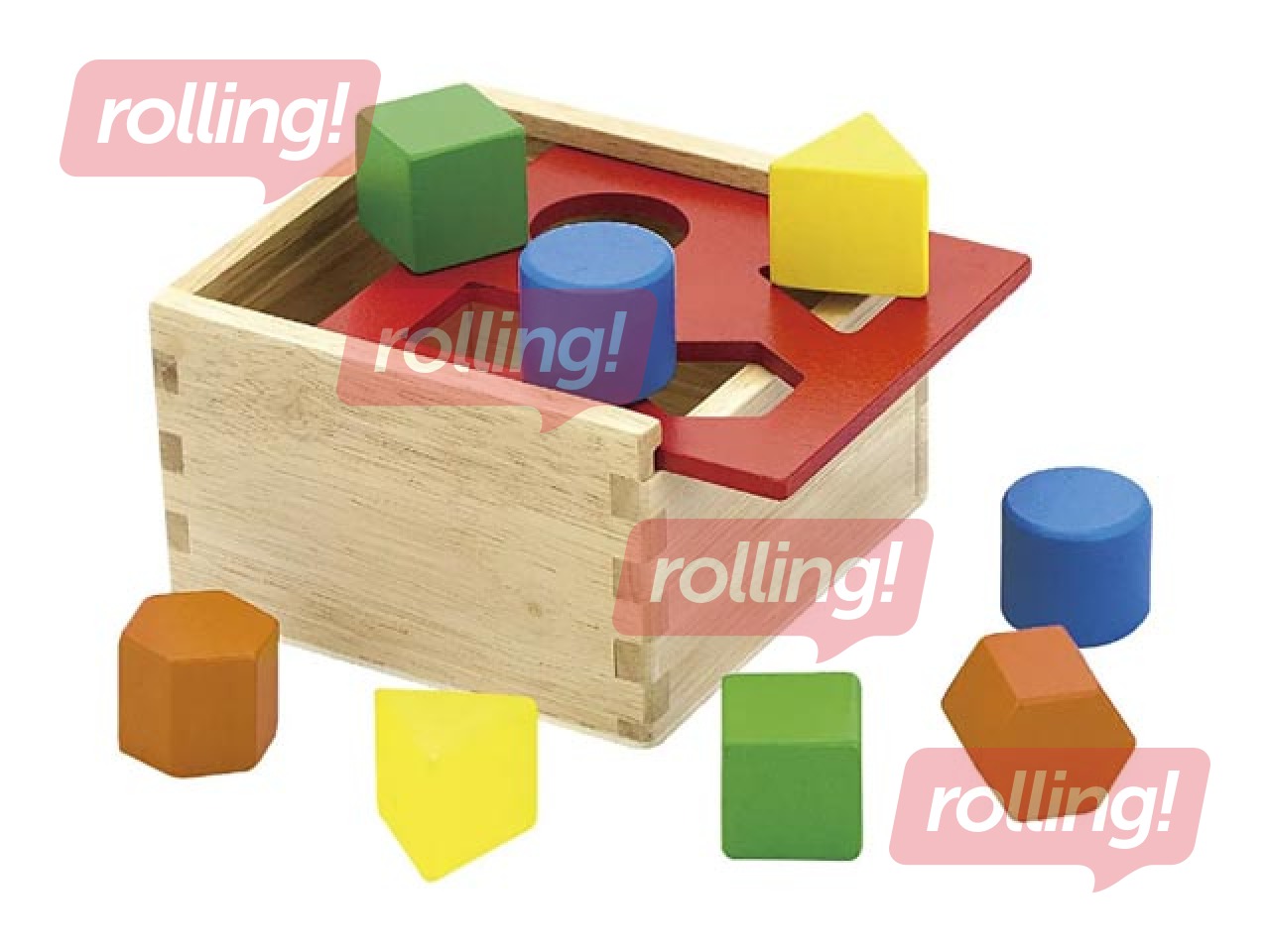 Pазвивающая деревянная игрушка сортер Viga