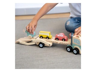 Arendav puidust mänguasi Milan, Wheels on the road