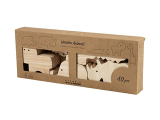 Puidust figuurid Wooden Animals - Safari