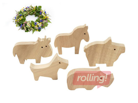 Деревянные фигурки Wooden Animals - Farm +Подарок к летнему солнцестоянию!