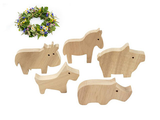 Деревянные фигурки Wooden Animals - Farm +Подарок к летнему солнцестоянию!