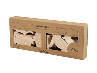 Деревянные фигурки Wooden Animals - Farm +Подарок к летнему солнцестоянию!