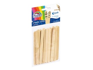 Wooden deco craft sticks, 24 pcs.