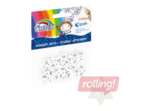 Puidust kaunistused Fiorello, star, 15 tk.