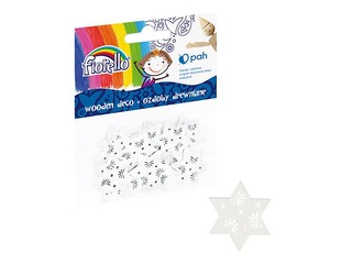 Puidust kaunistused Fiorello, star, 15 tk.