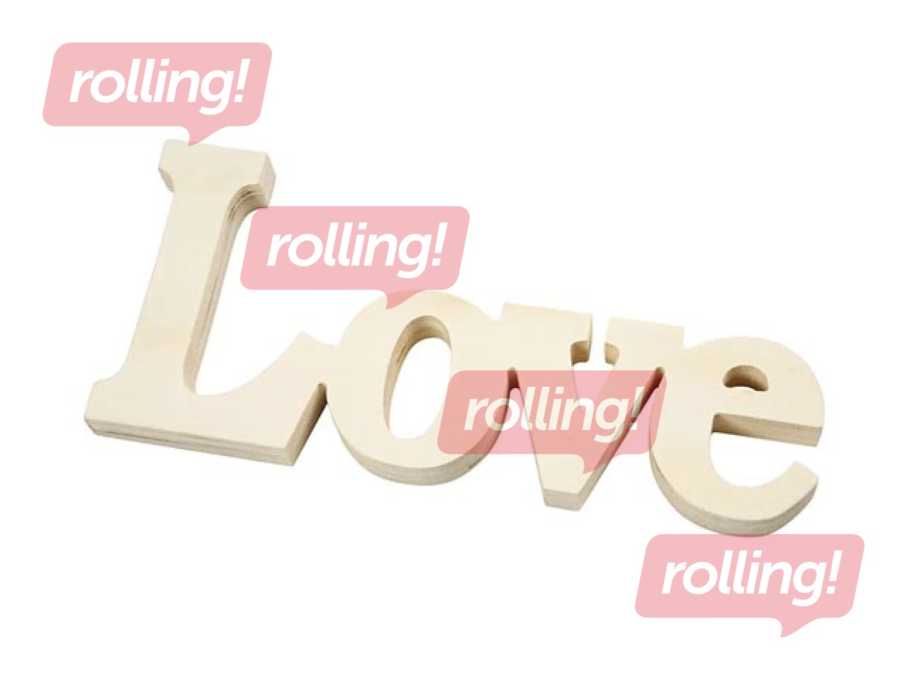 Decoration word - Love, 1 piece