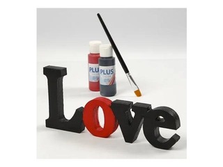 Деревянный декор Love, 1 шт.