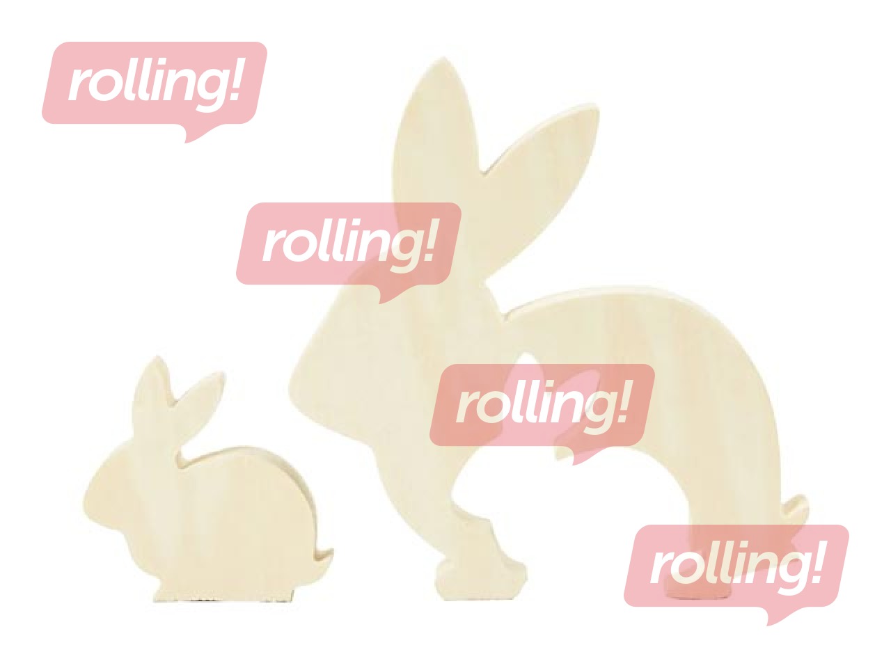 SALE Puidust jänkud, kaks ühes