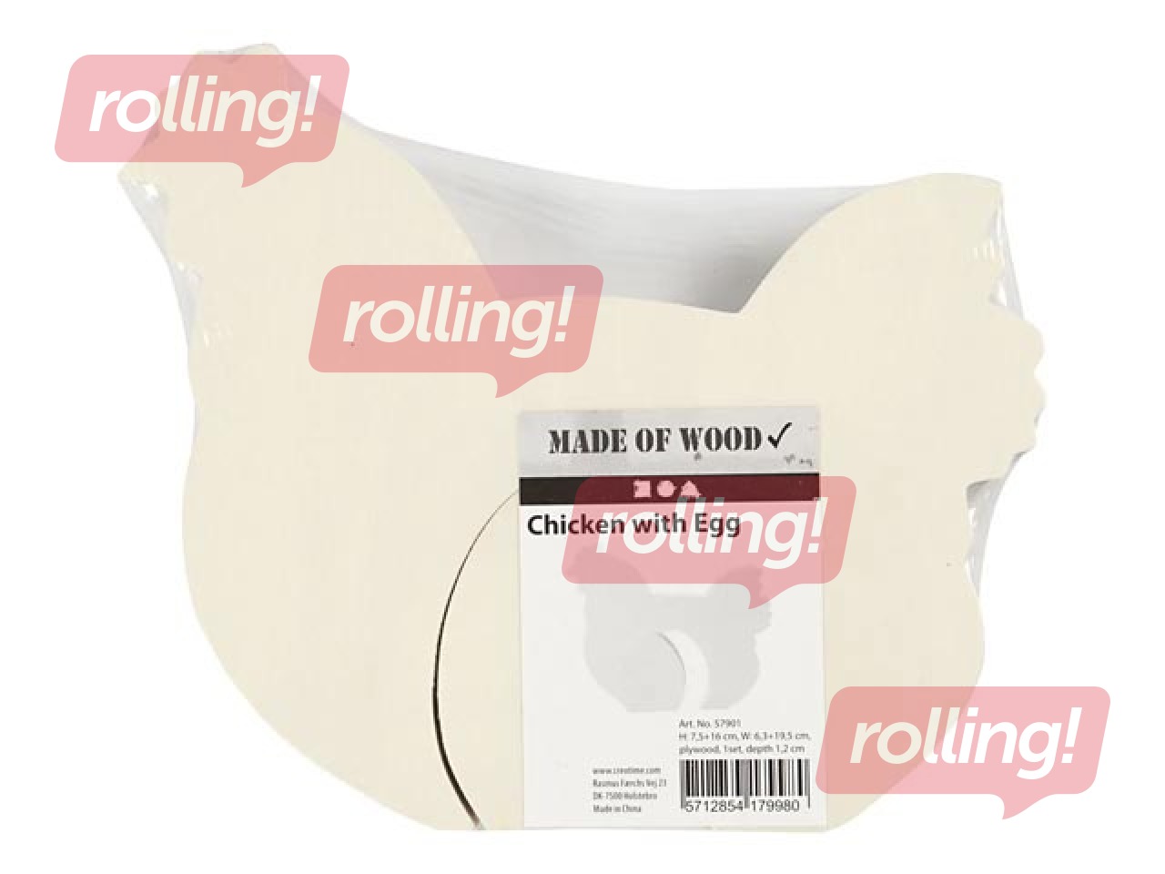 Wooden figure, two in one