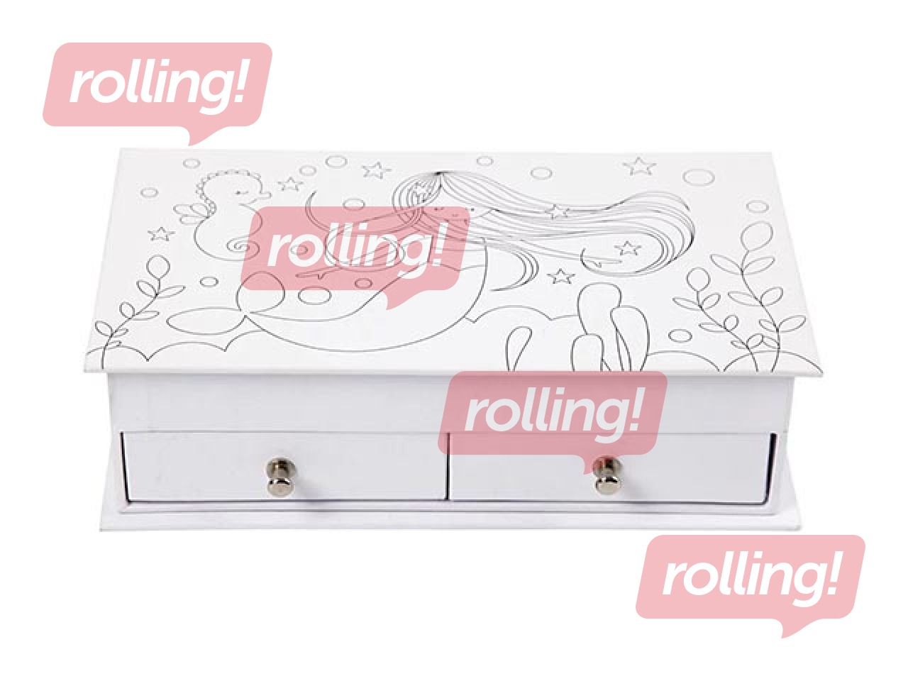 SALE Dārgumu kastīte, balta