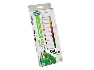 Eļļas krāsas 12kr.x12ml (tūbiņas)