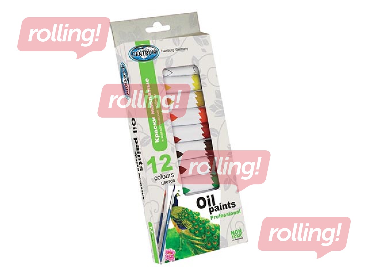 Eļļas krāsas 12kr.x12ml (tūbiņas)